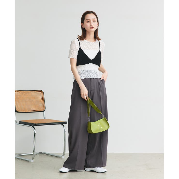 ハーフスリーブレースカットソー | ad thie | 詳細画像20 