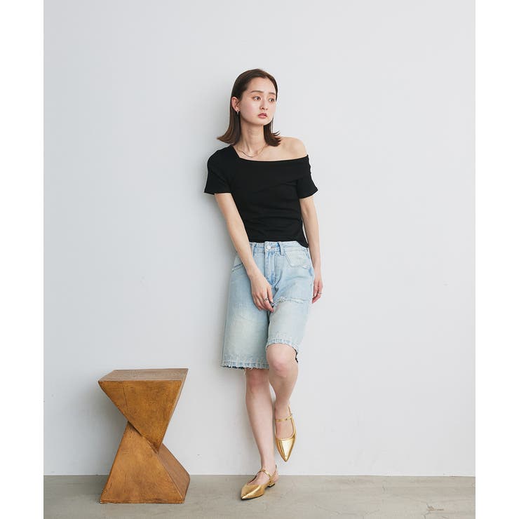 ワンショルダーアシメデザイントップス | ad thie | 詳細画像16 