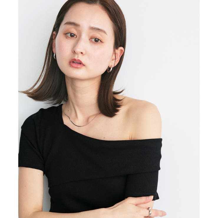 ワンショルダーアシメデザイントップス | ad thie | 詳細画像20 