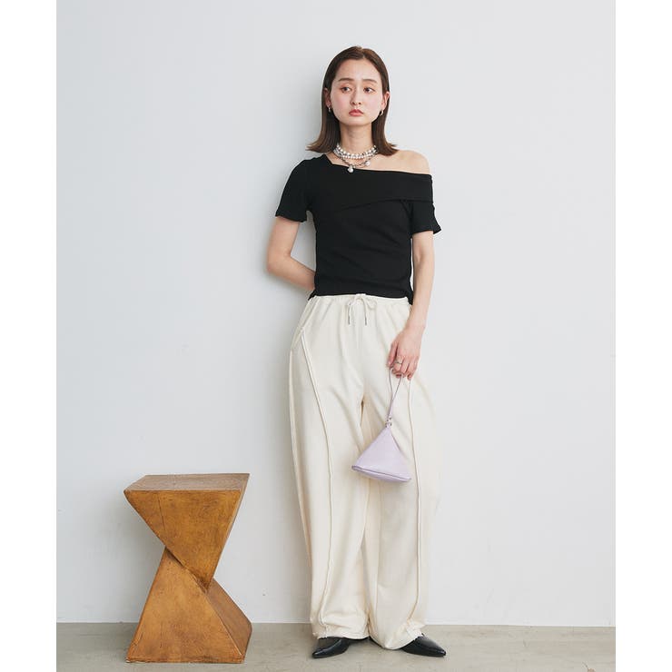 ワンショルダーアシメデザイントップス | ad thie | 詳細画像22 