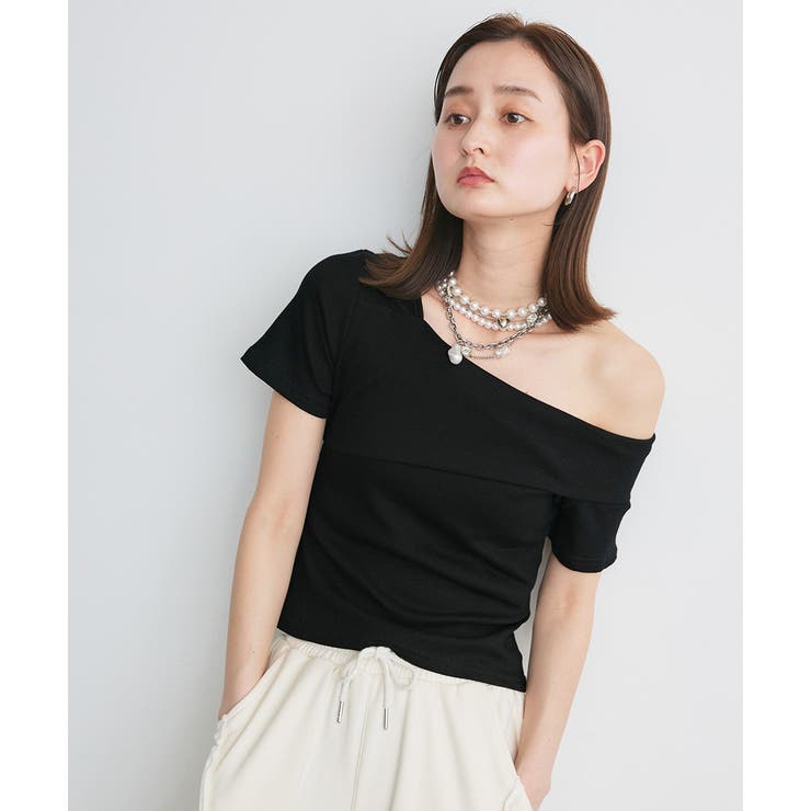 ワンショルダーアシメデザイントップス | ad thie | 詳細画像25 