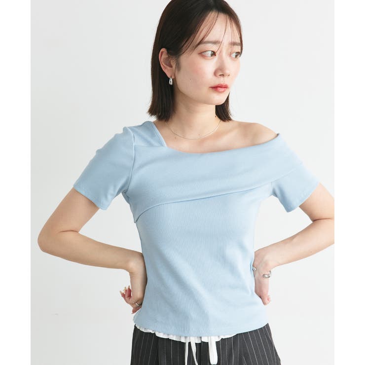 ワンショルダーアシメデザイントップス | ad thie | 詳細画像27 