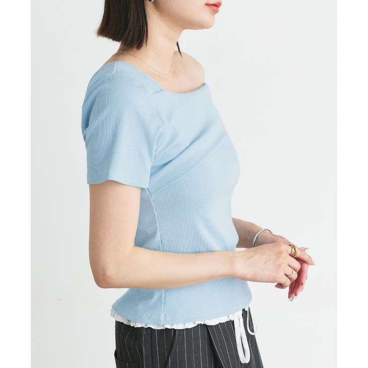 ワンショルダーアシメデザイントップス | ad thie | 詳細画像30 