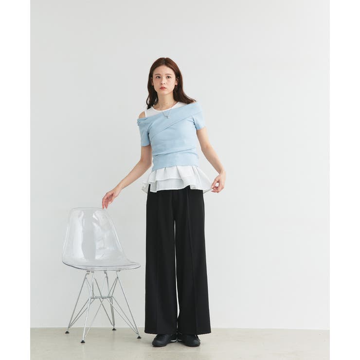 ワンショルダーアシメデザイントップス | ad thie | 詳細画像32 