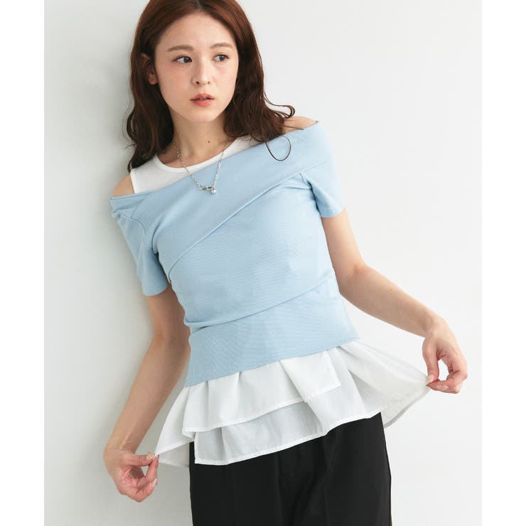 ワンショルダーアシメデザイントップス | ad thie | 詳細画像34 