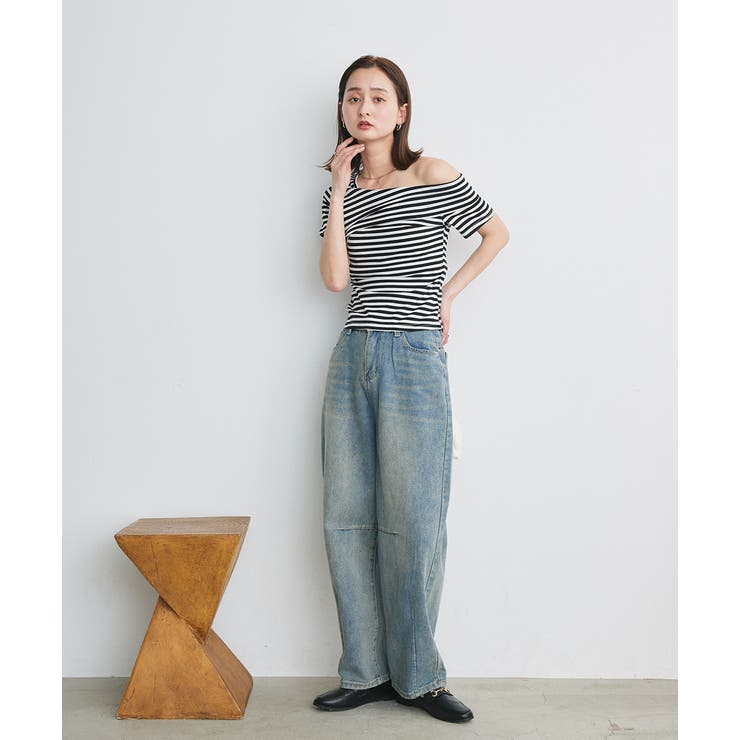 ワンショルダーアシメデザイントップス | ad thie | 詳細画像35 