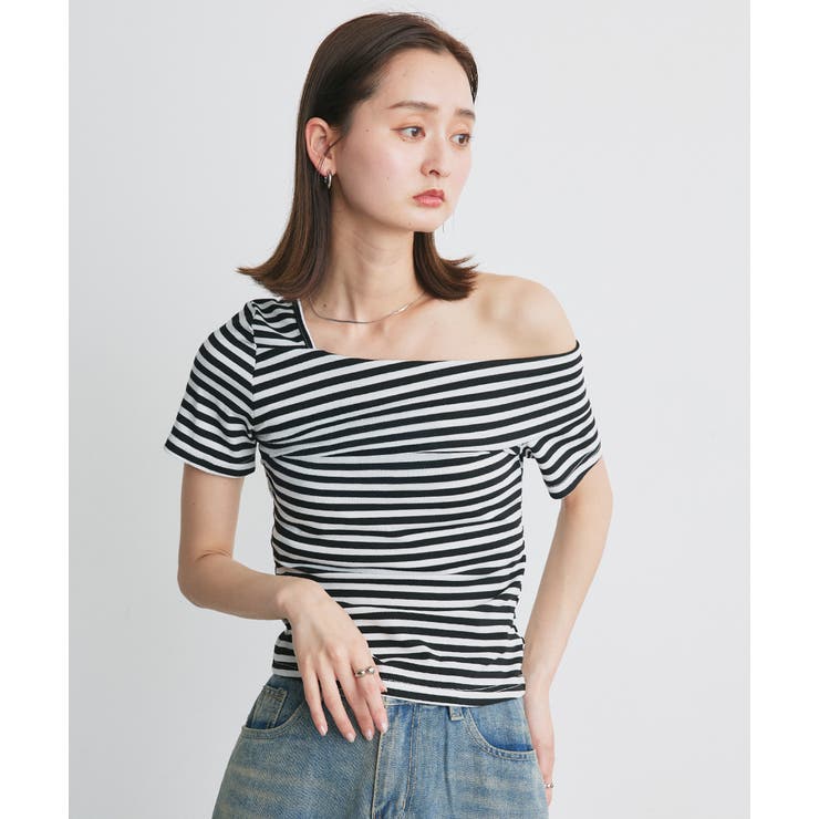 ワンショルダーアシメデザイントップス | ad thie | 詳細画像38 