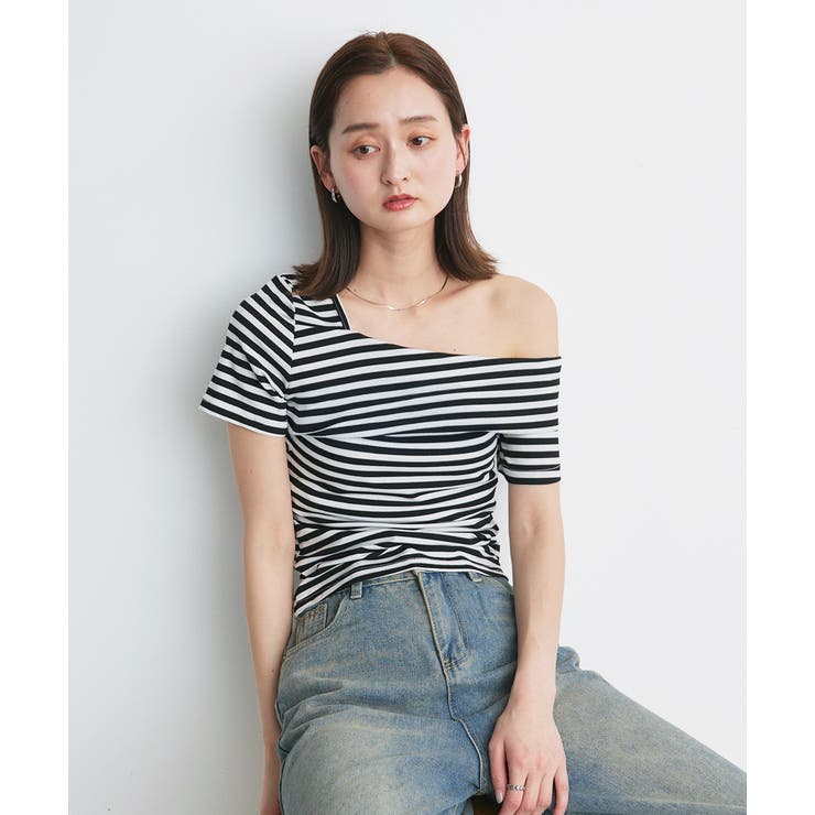 ワンショルダーアシメデザイントップス | ad thie | 詳細画像40 