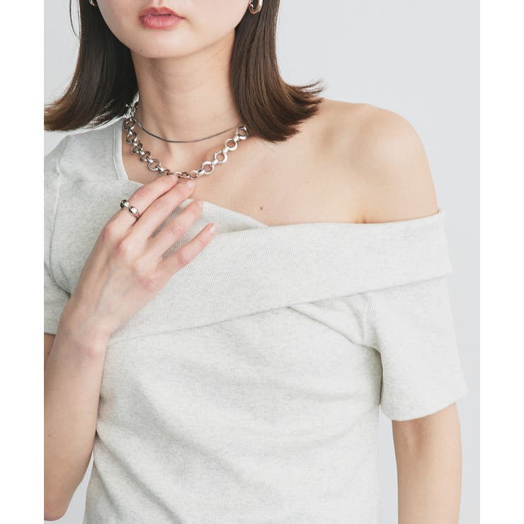 ワンショルダーアシメデザイントップス | ad thie | 詳細画像6 