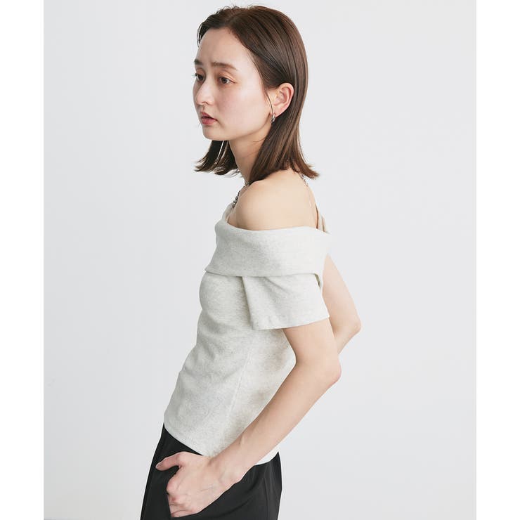 ワンショルダーアシメデザイントップス | ad thie | 詳細画像8 