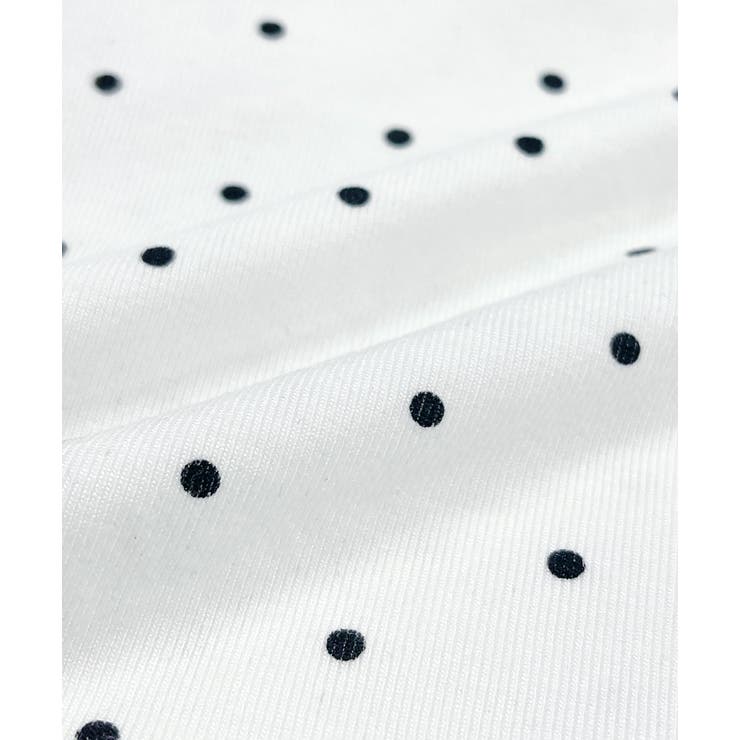 カップ付き レース切り替えドットキャミソール | ad thie | 詳細画像36