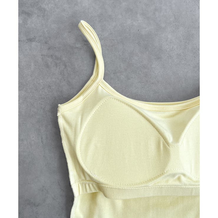 カップ付き ヘムレースリブキャミソール | ad thie | 詳細画像34 