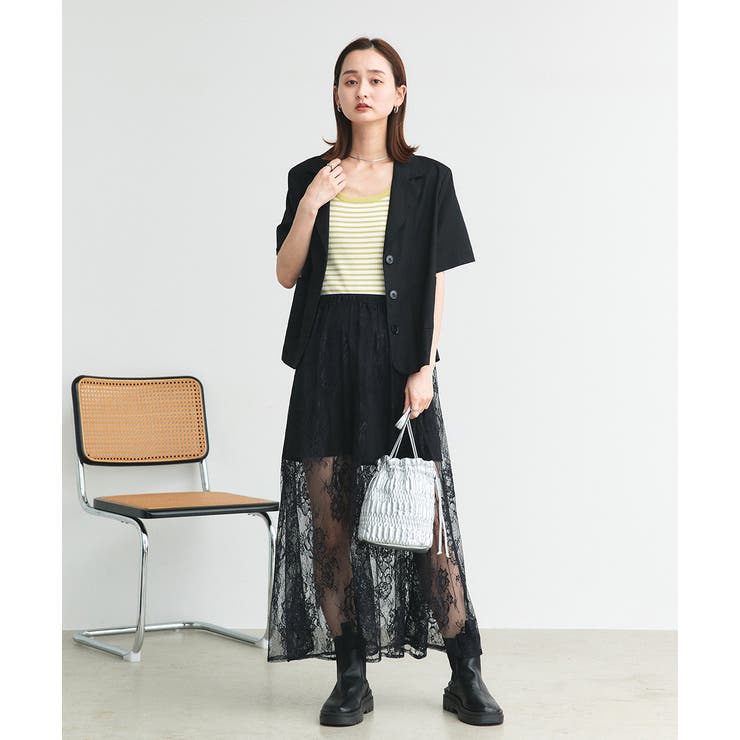 ボーダーニットキャミソール | ad thie | 詳細画像17 