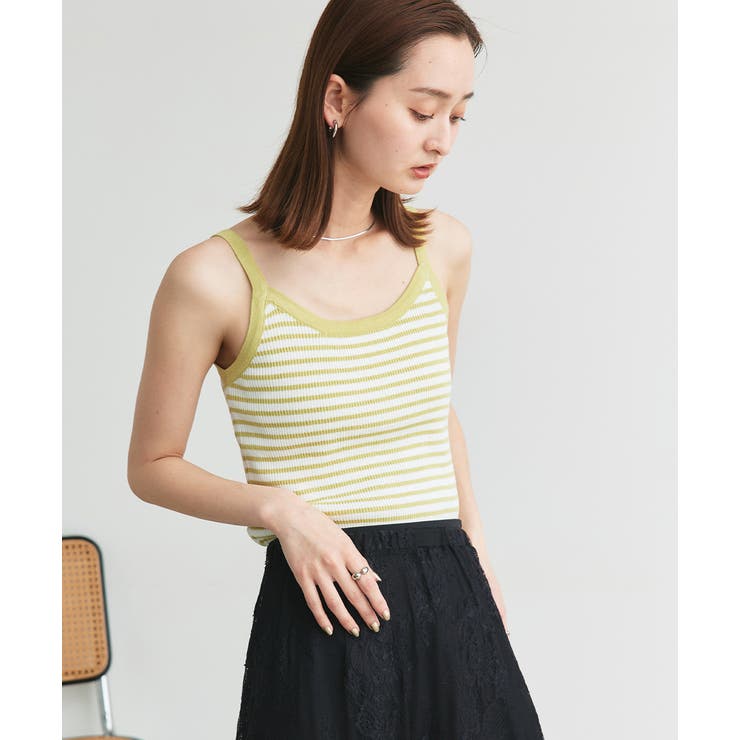 ボーダーニットキャミソール | ad thie | 詳細画像21 