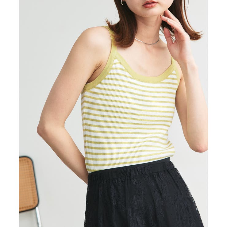 ボーダーニットキャミソール | ad thie | 詳細画像22 