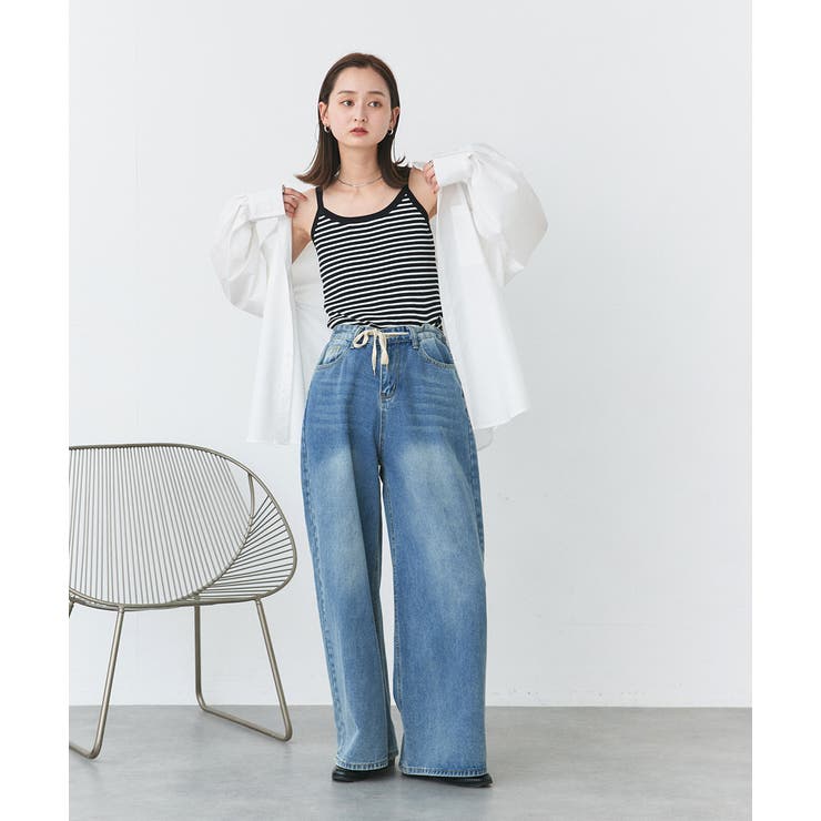 ボーダーニットキャミソール | ad thie | 詳細画像25 