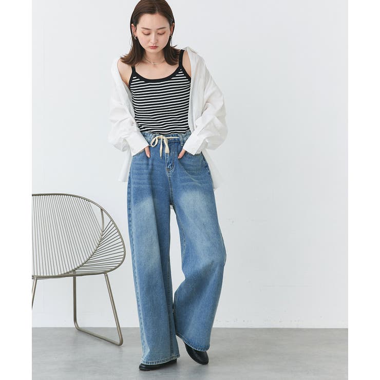 ボーダーニットキャミソール | ad thie | 詳細画像27 