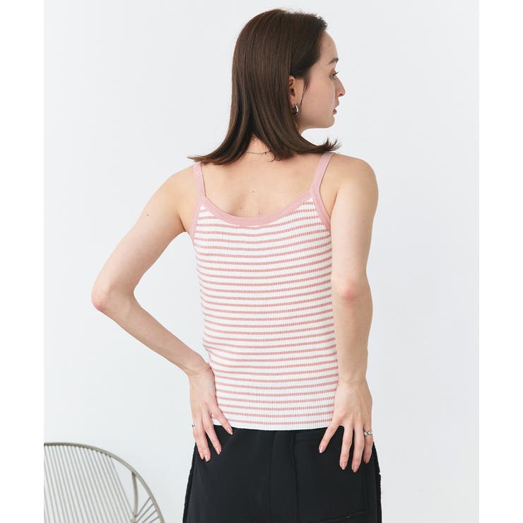 ボーダーニットキャミソール | ad thie | 詳細画像9 