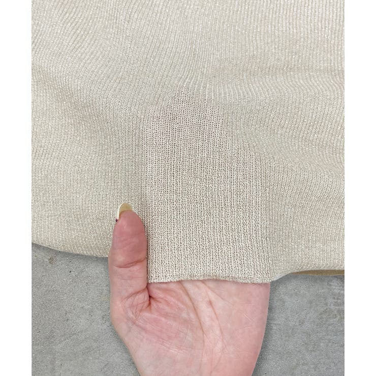 ハーフスリーブラメニットワンピース | ad thie | 詳細画像50 