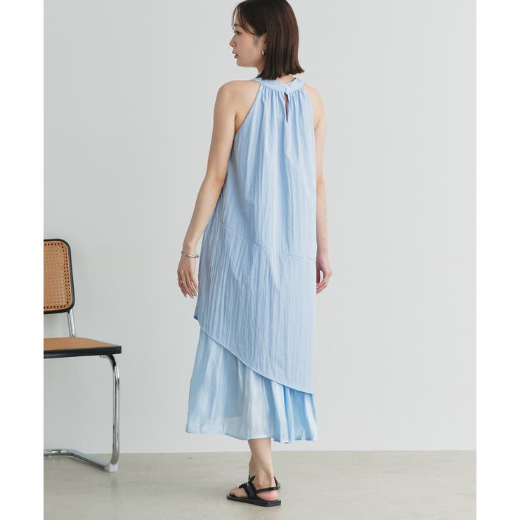 ホルターネックギャザーワンピース | ad thie | 詳細画像17 