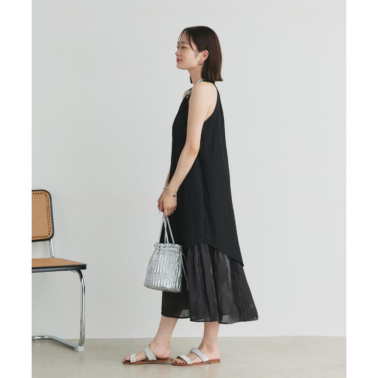 ホルターネックギャザーワンピース | ad thie | 詳細画像8 