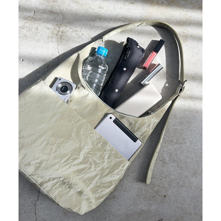 ニュアンス柄ワンショルダートートバッグ | ad thie | 詳細画像19 