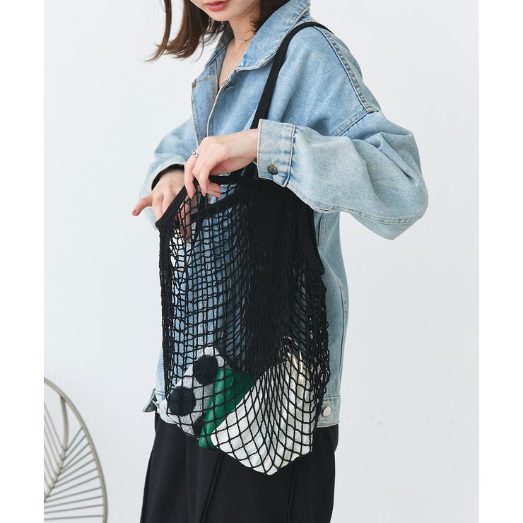 メッシュネットトートバッグ | ad thie | 詳細画像2 