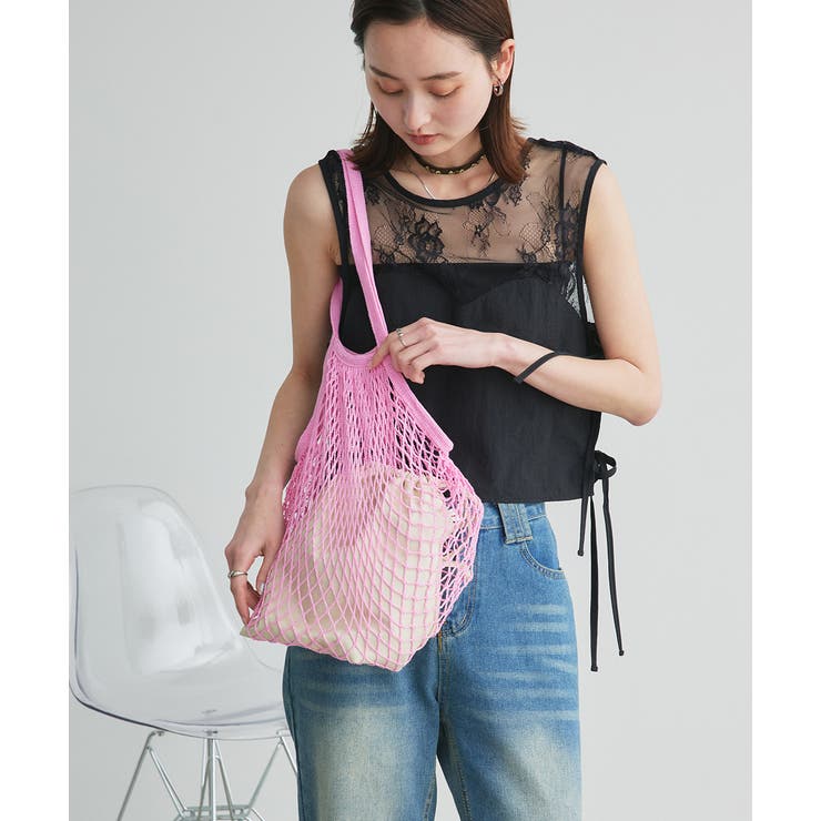メッシュネットトートバッグ | ad thie | 詳細画像5 