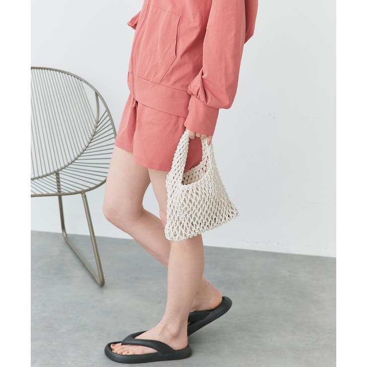 ロープ編みワンハンドルミニバッグ | ad thie | 詳細画像11 