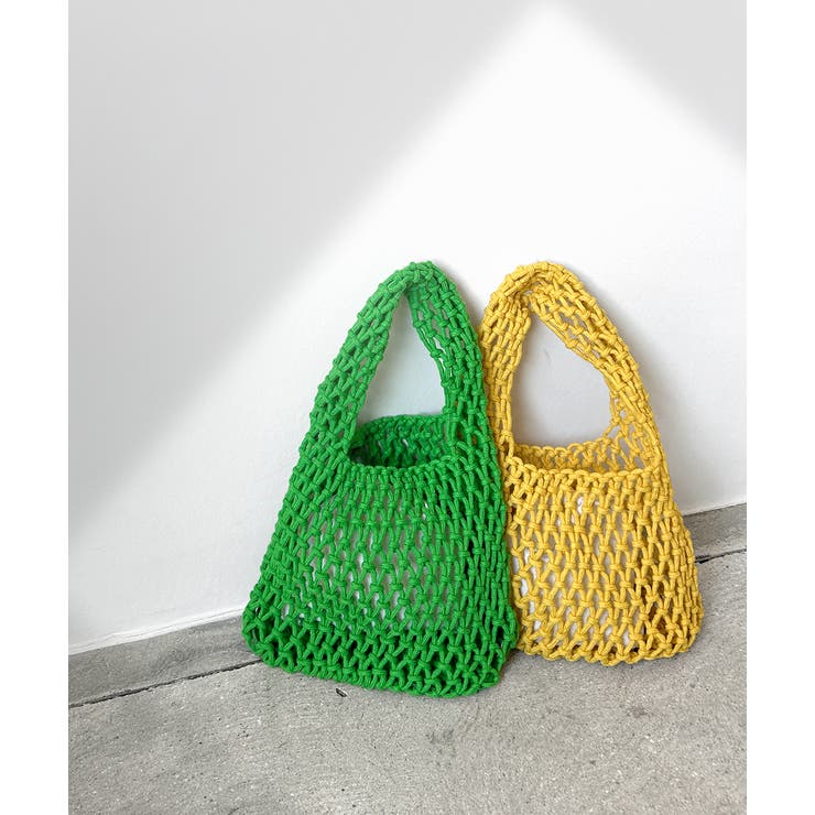 ロープ編みワンハンドルミニバッグ | ad thie | 詳細画像33 