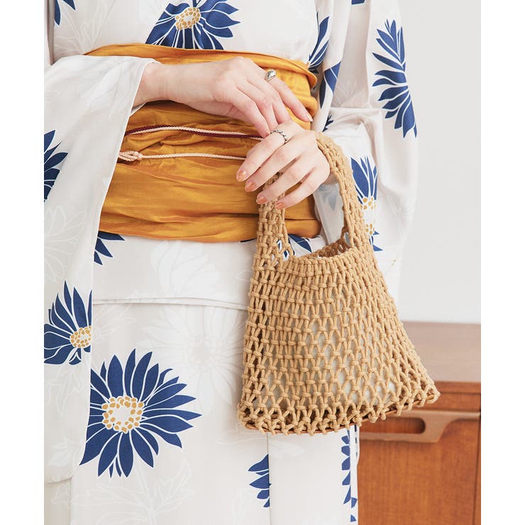 ロープ編みワンハンドルミニバッグ | ad thie | 詳細画像7 