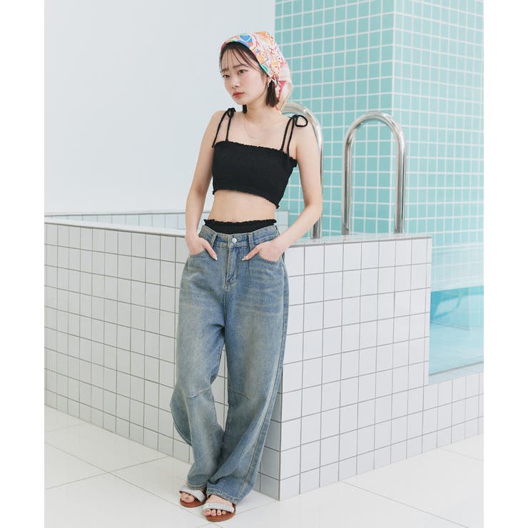 ラインストーンフラットサンダル | ad thie | 詳細画像10 