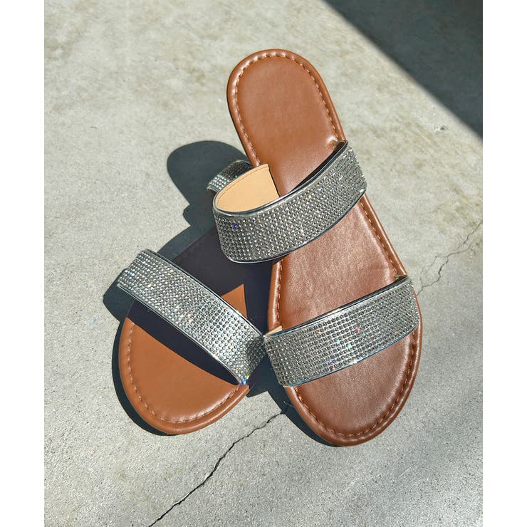 ラインストーンフラットサンダル | ad thie | 詳細画像13 