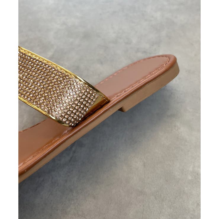 ラインストーンフラットサンダル | ad thie | 詳細画像22 