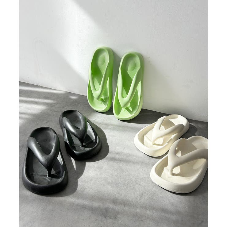 ボリュームソールトングサンダル | ad thie | 詳細画像25 