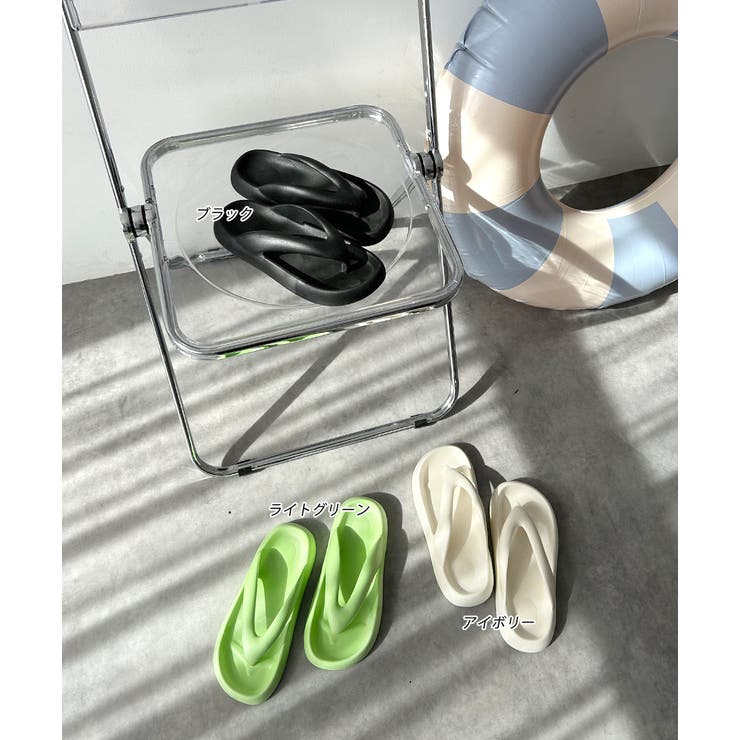 ボリュームソールトングサンダル | ad thie | 詳細画像31 