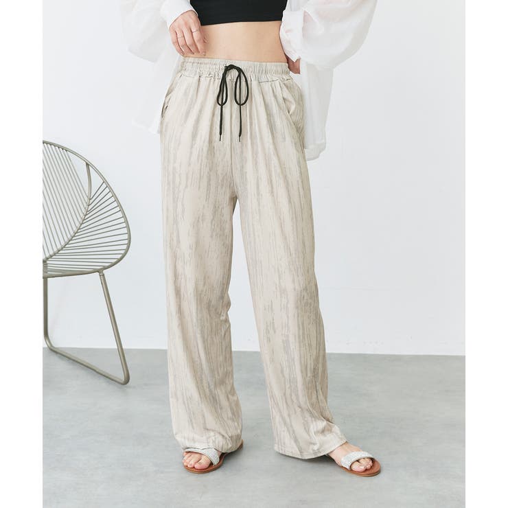 ニュアンス柄イージーパンツ | ad thie | 詳細画像13 