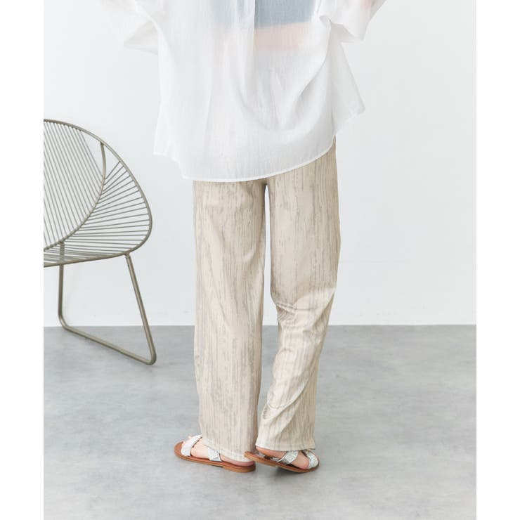 ニュアンス柄イージーパンツ | ad thie | 詳細画像15 