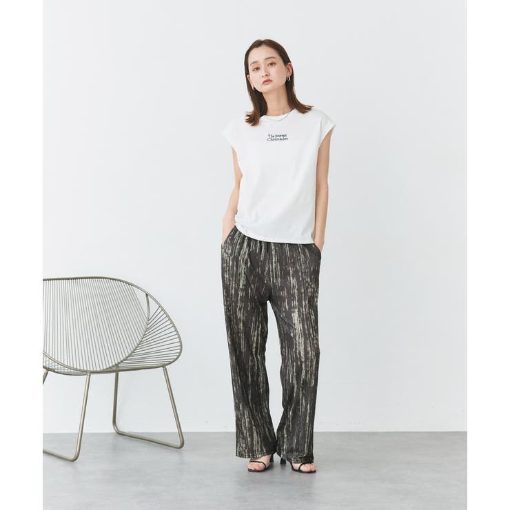 ニュアンス柄イージーパンツ | ad thie | 詳細画像2 