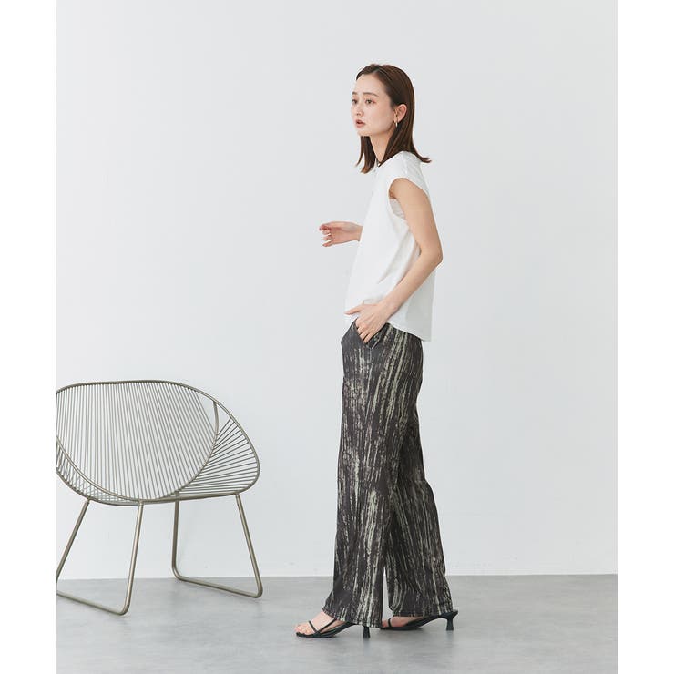 ニュアンス柄イージーパンツ | ad thie | 詳細画像3 