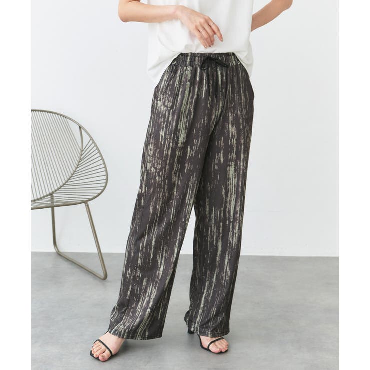 ニュアンス柄イージーパンツ | ad thie | 詳細画像6 