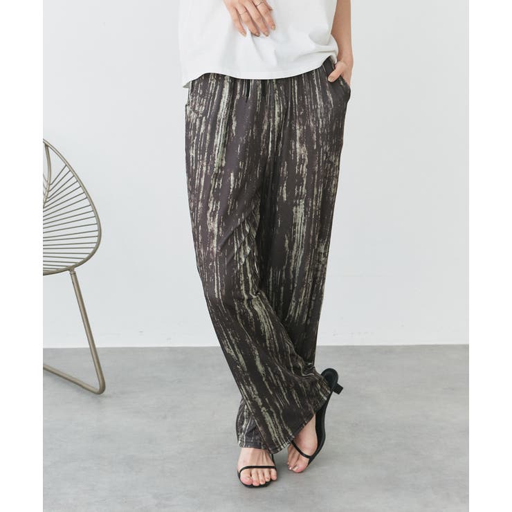 ニュアンス柄イージーパンツ | ad thie | 詳細画像9 