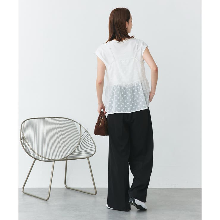 フロントリボンシアーキャミソールビスチェ | ad thie | 詳細画像13 