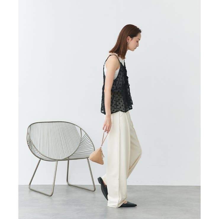 フロントリボンシアーキャミソールビスチェ | ad thie | 詳細画像17 