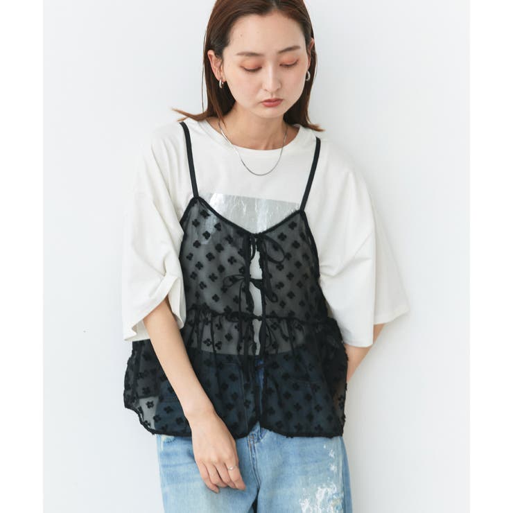 フロントリボンシアーキャミソールビスチェ | ad thie | 詳細画像27 