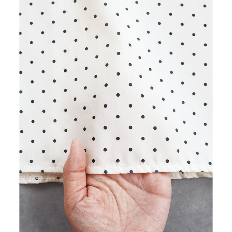 2wayパフスリーブドットブラウス | ad thie | 詳細画像17 