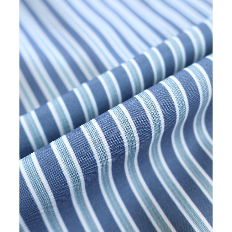 サイドギャザーストライプシャツ | ad thie | 詳細画像33 