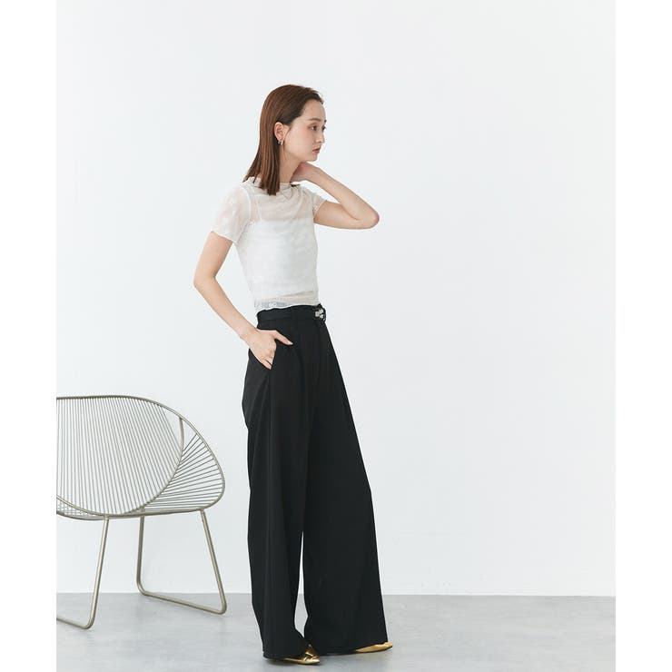 ハーフスリーブリボンシアートップス | ad thie | 詳細画像16 