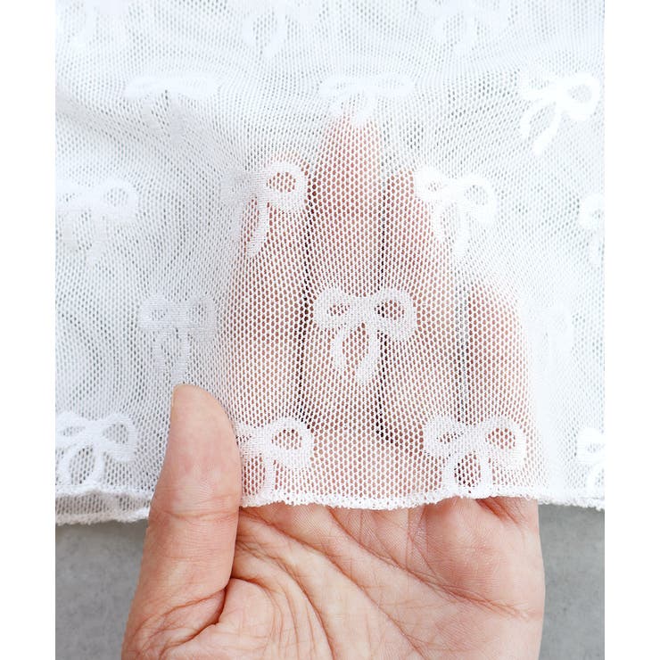 ハーフスリーブリボンシアートップス | ad thie | 詳細画像28 