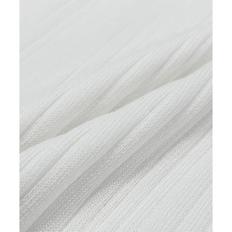 ネックリボンリブニットトップス | ad thie | 詳細画像22 